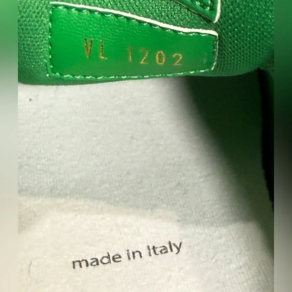 Authentic Louis Vuitton Charlie sneaker white & green